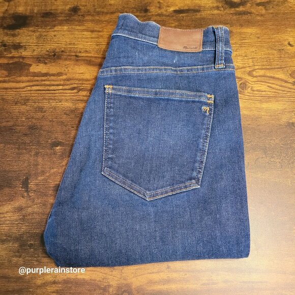 Madewell Jeans Size 28 High Riser Skinny Dark Wash Stretch Denim - Picture 3 of 10
